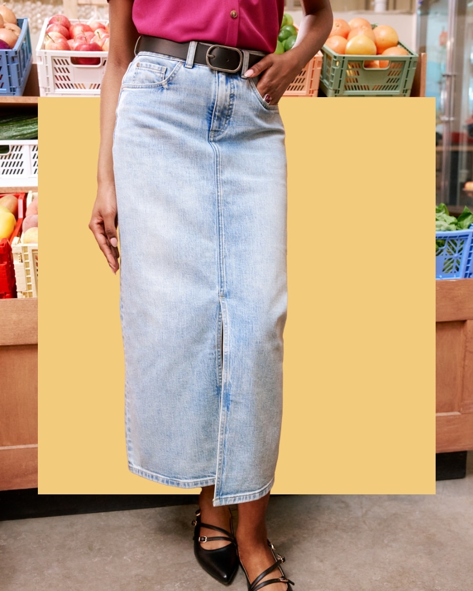 Denim Crops, Capris, Shorts & Skirts