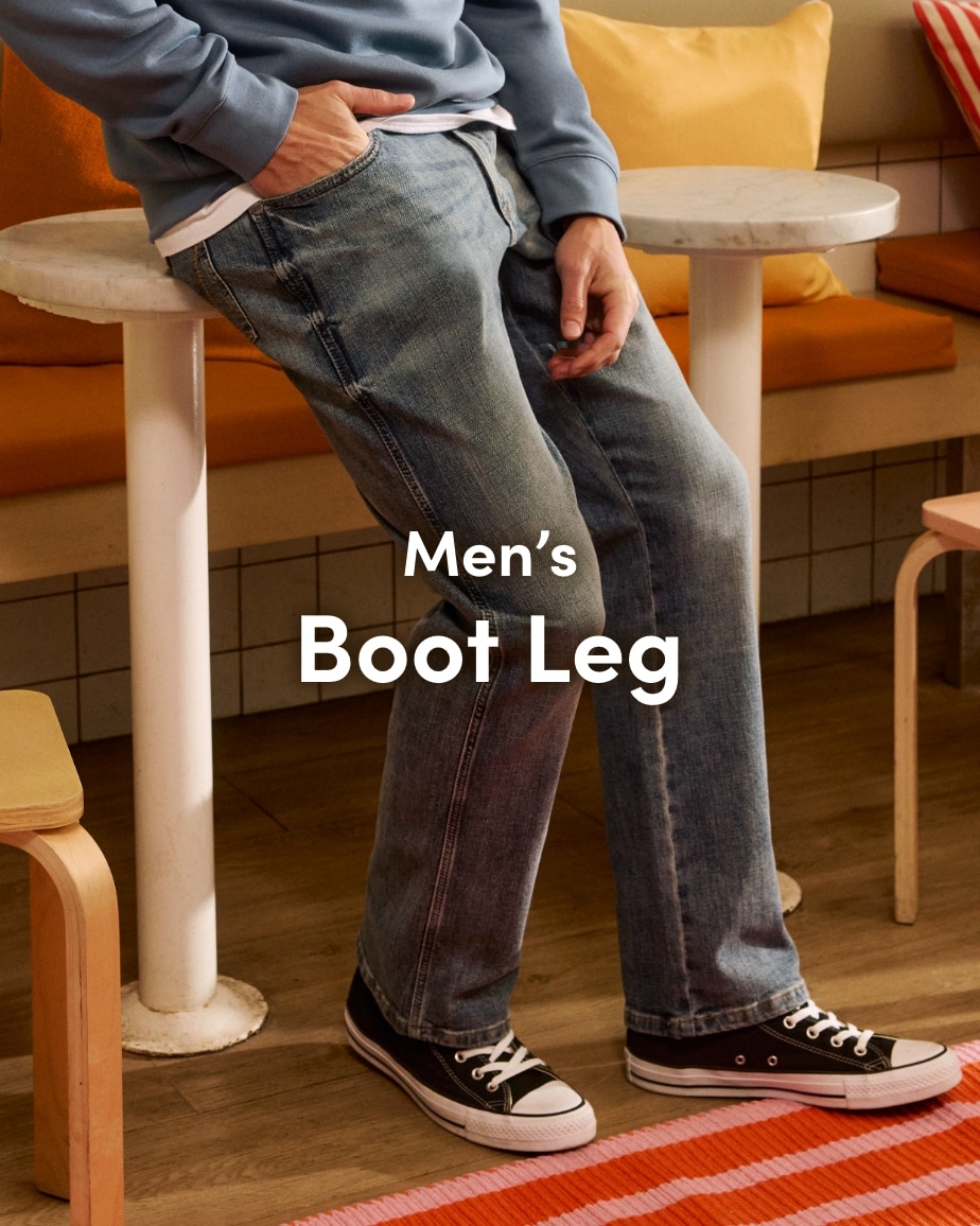 Men's bootcut jeans