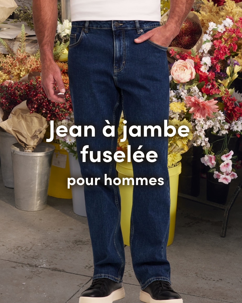 Jeans à jambe fuselée