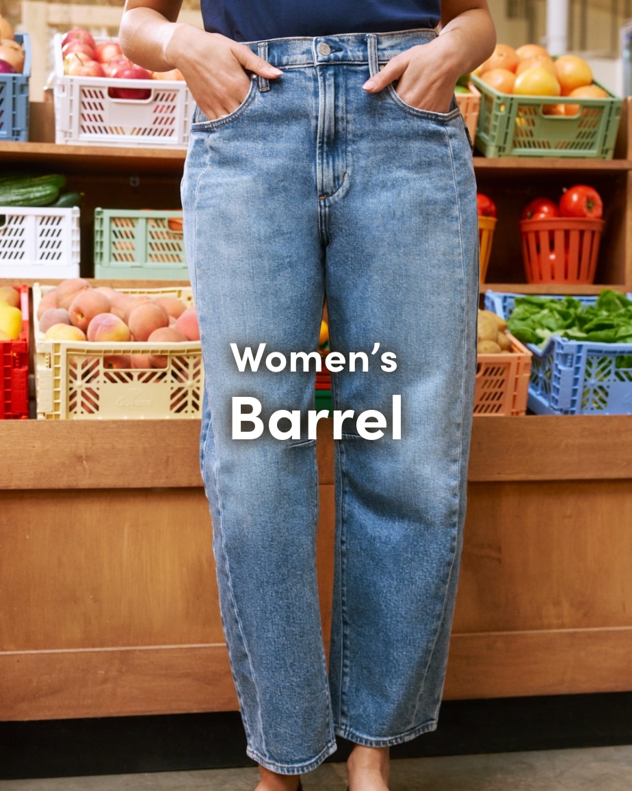Women's Barrel Leg Jeans