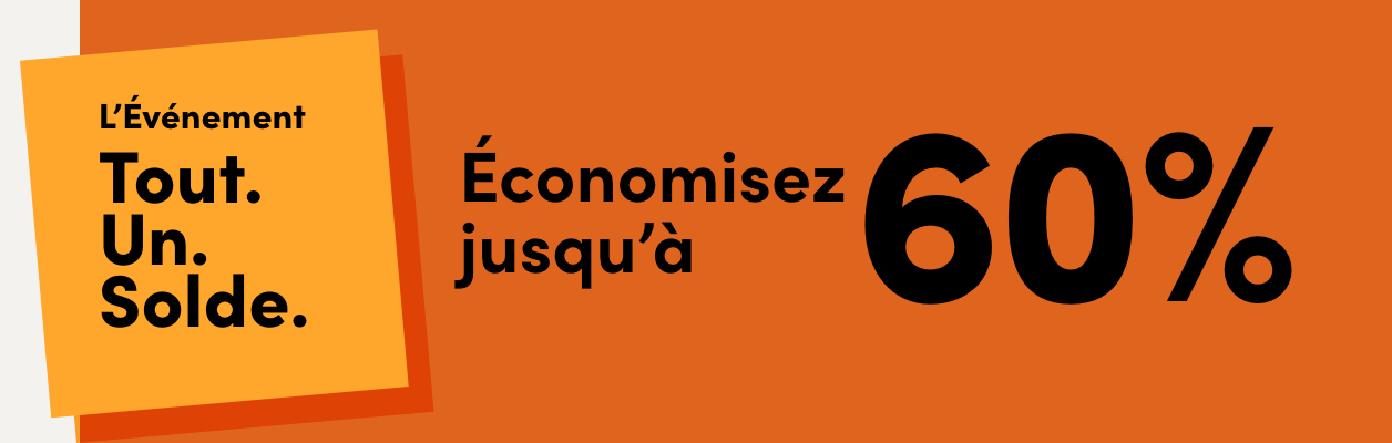 L’événement Des Fêtes Tout. Un. Solde.