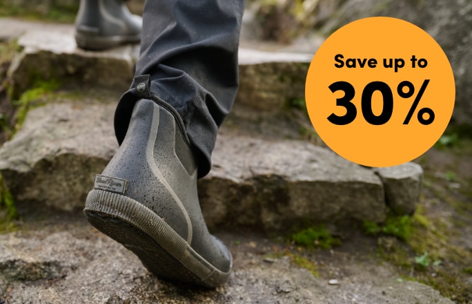 Save up to 30% on Footwear