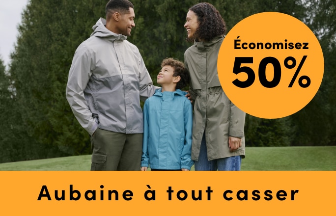 Aubaine à Tout Casser Vestes et pantalons Downpour II WindRiver pour femmes, hommes et enfants économisez 50%