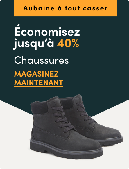 Aubaine à Tout Casser Chaussures économisez jusqu'à 40 %