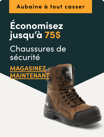 Aubaine à Tout Casser Chaussures de sécurité économisez jusqu'à 75 $