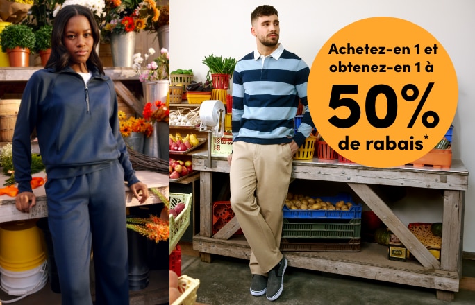 Tous les vêtements et vestes Denver Hayes, WindRiver, FarWest et Shambhala à prix courant pour femmes, hommes et enfants achetez-en 1 et obtenez-en 1 à 50% de rabais*