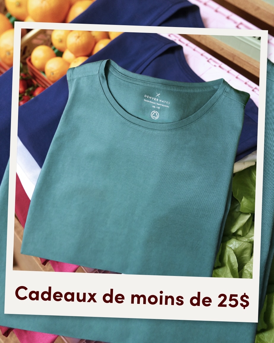 Cadeaux de moins de 25 $