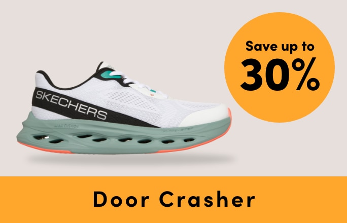 Door Crasher Save up to 30% on Footwear