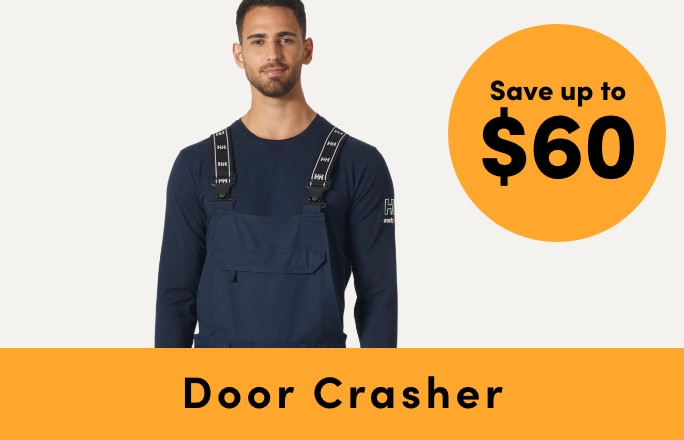 Door Crasher save up to $60 on Workwear