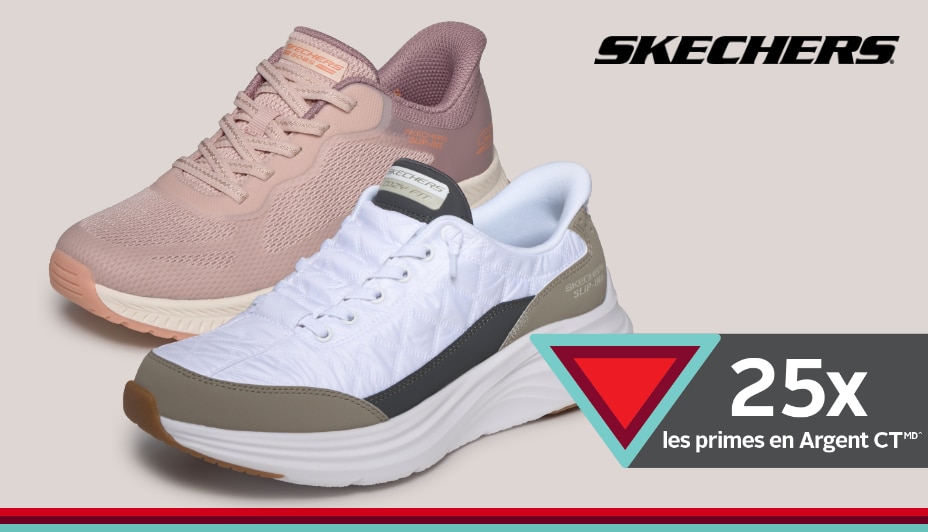 Triangle Bonus Offer 25X Women's, Men's + Kids' Skechers 'Slip-Ins' Footwear