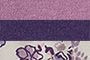 Purple/Cream Floral