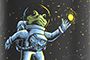 Grenouille espace