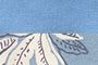 Blue/Blue Palm Print