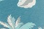 Gris/Imprimé mer turquoise