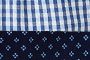 Blue Plaid/Navy Geo