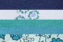 Teal/Teal Floral Print