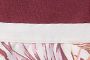 Burgundy/Leaves Print