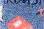 Imprimé Sarcasme Bleu