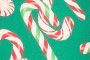 Green Candycane Print