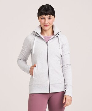 Shambhala Women's Fleece Fitted Zip-Up Hoodie