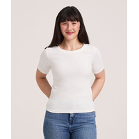Denver Hayes Women's Short Sleeve Crew Rib T-Shirt