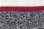 Anthracite/rayures rouges
