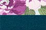Teal/Blue Floral Print