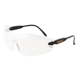 Safety Glasses - Clear/Black Front_Three_Fourths_Angled_Left