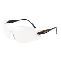 Safety Glasses - Clear/Black Front_Three_Fourths_Angled_Left